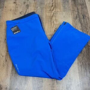 Eddie Bauer Ski Pant Womens 3X Blue Alpine-glow Stretch Snow Pants Windproof New